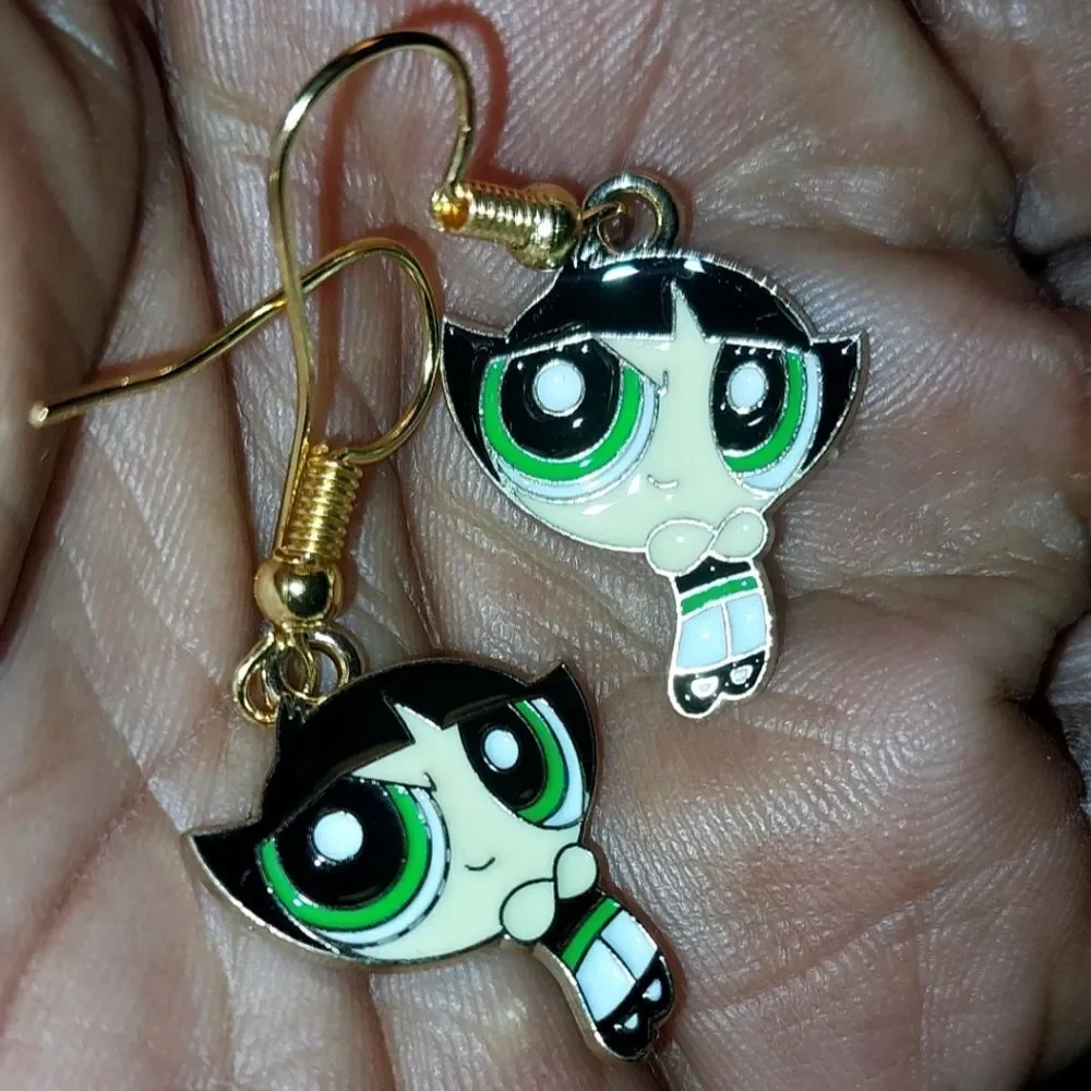 Super cute anime fashion earrings For Adults And Kids